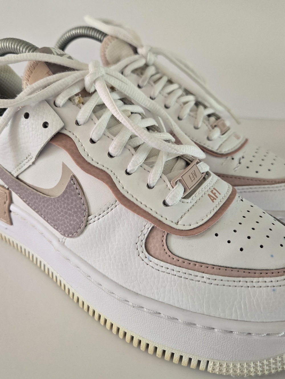 Women's Nike Air Force 1 '21 Size 7 White Pale Coral Pink C10919-113